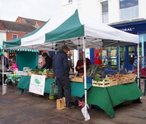 Clays organic vegetable stall